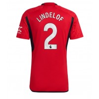 Fotbalové Dres Manchester United Victor Lindelof #2 Domácí 2023-24 Krátký Rukáv